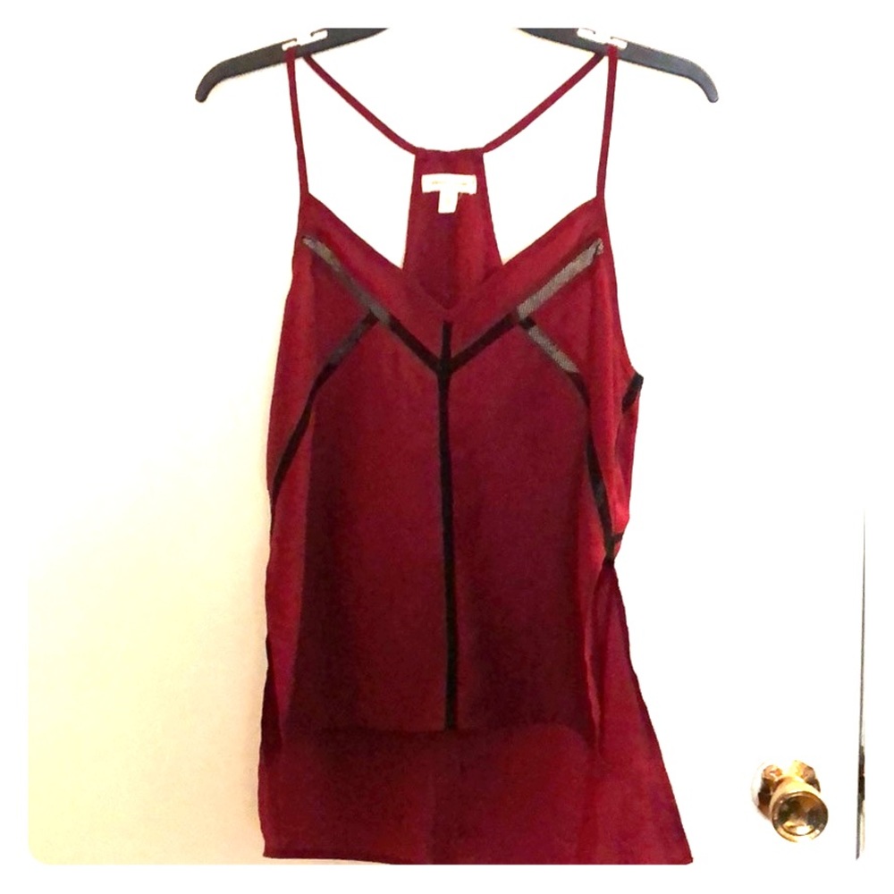 Silence + Noise Maroon Tank Top